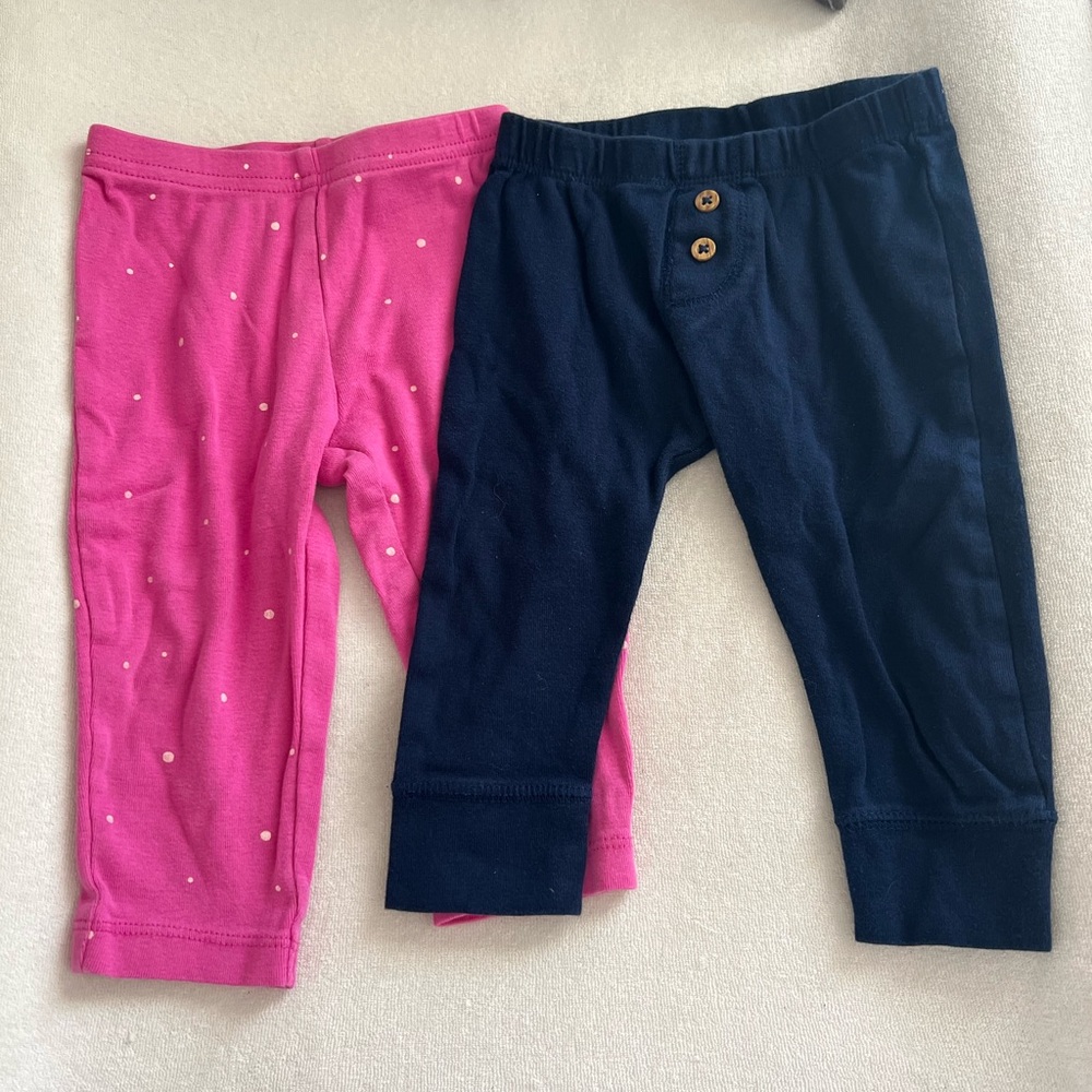 Carter’s Kids Pink and Navy Bottoms Set